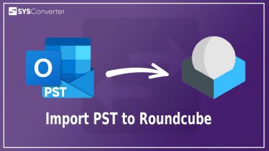 import PST to Roundcube