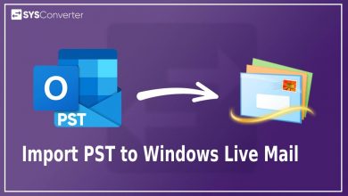 import PST to Windows Live Mail