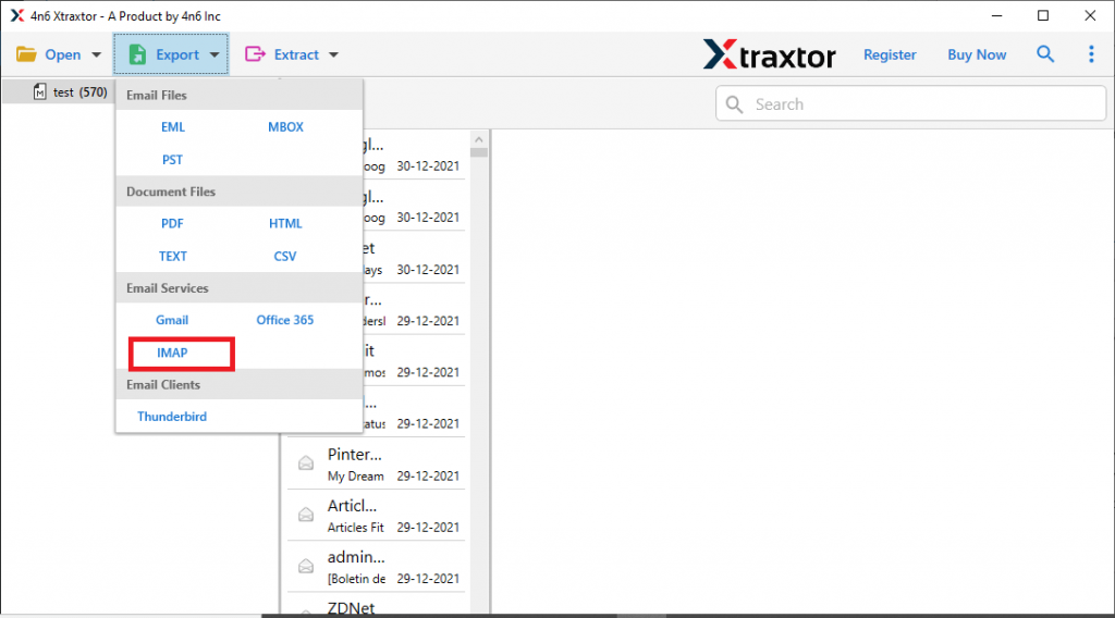 Transfer MBOX to Yandex.Mail