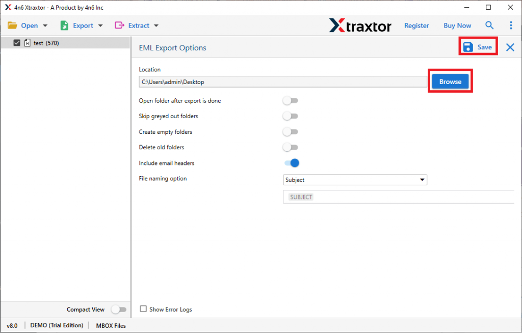 import MBOX to Windows Live Mail