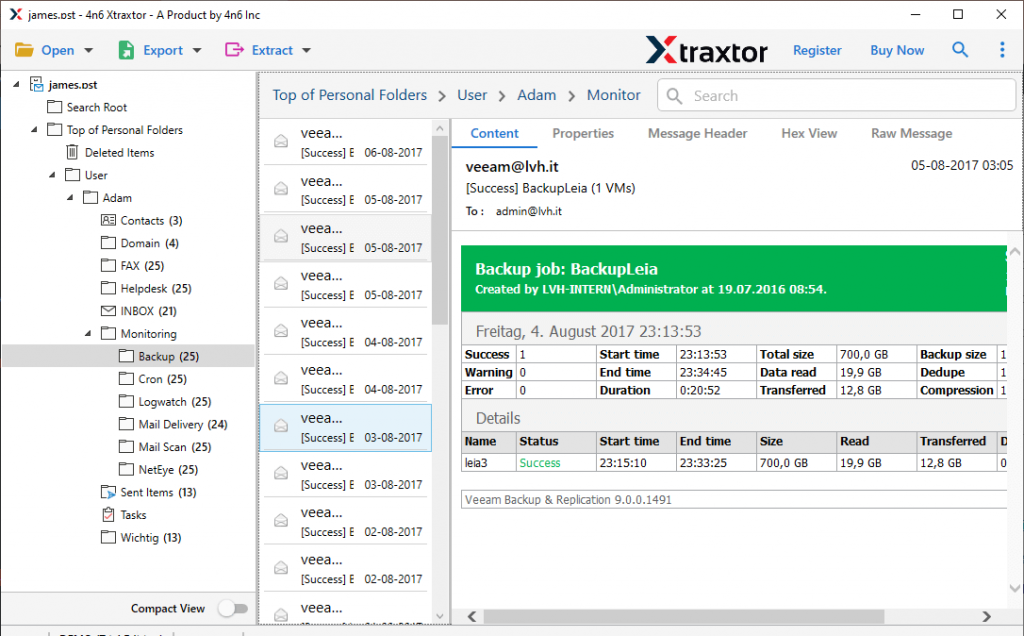 import OST Emails to iCloud