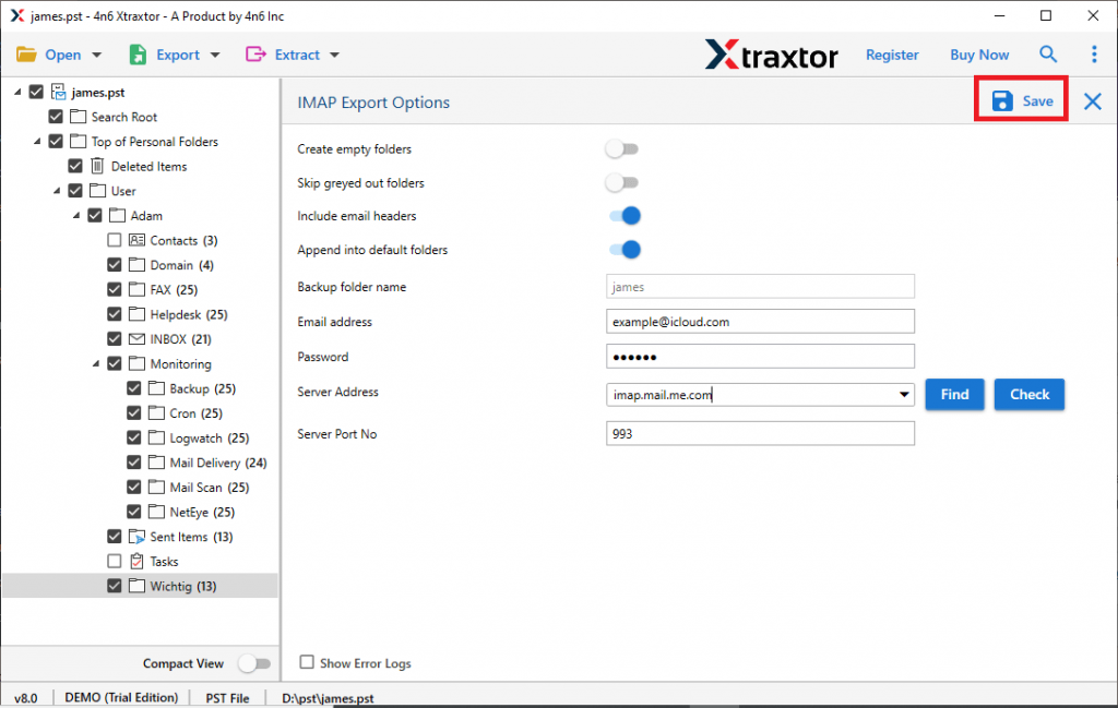 import OST to iCloud