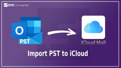 Import PST to iCloud