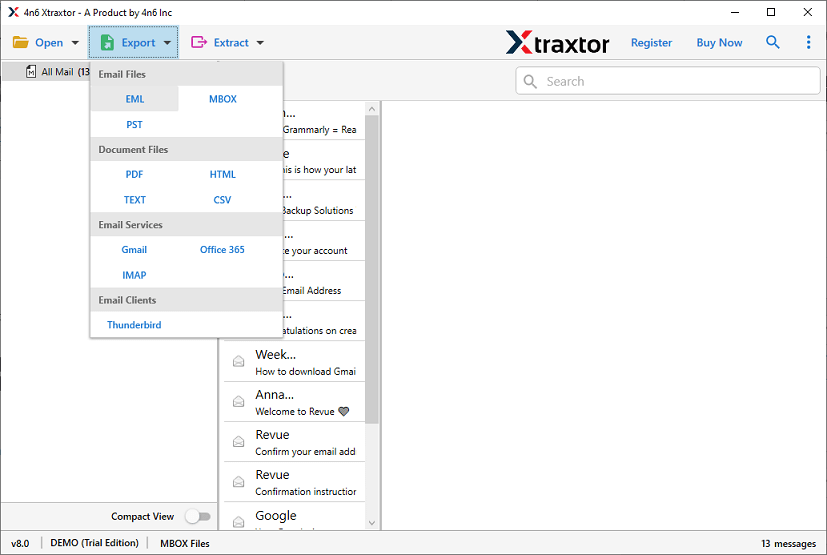 Transfer MBOX to Windows Live Mail