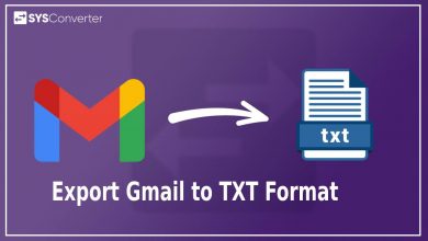 Export Gmail to TXT