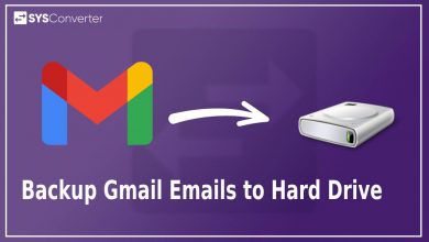 Backup Gmail Emails to Hard Drive