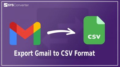Export Gmail to CSV