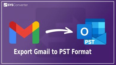 Export Gmail to PST file
