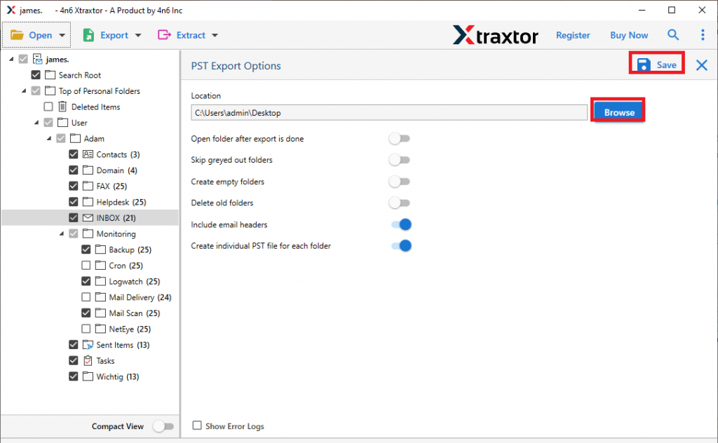 Open OLM file in Windows Outlook