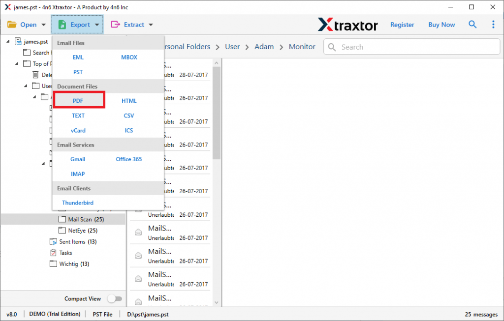 Ouvrir Fichier PST sans Outlook