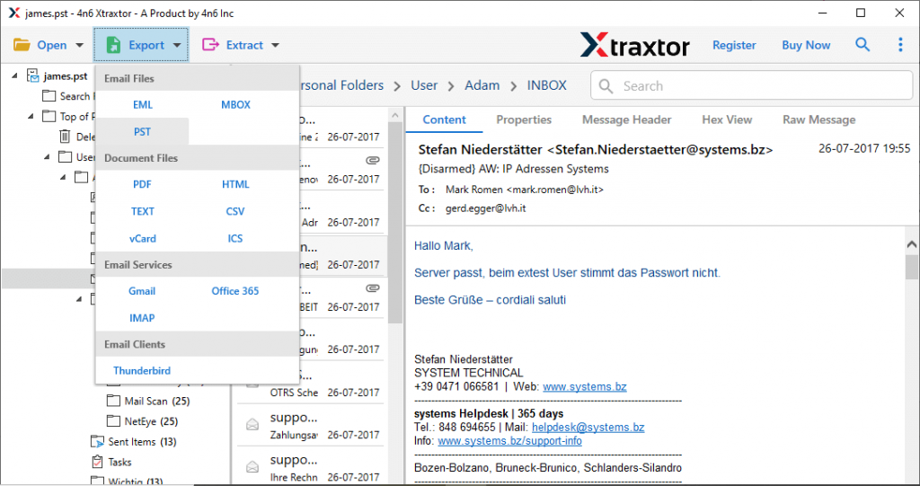 Repair Outlook PST file