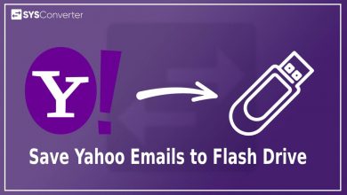 Save Yahoo Emails to Flash Drive