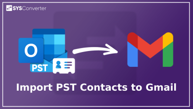 Import PST Contacts to Gmail