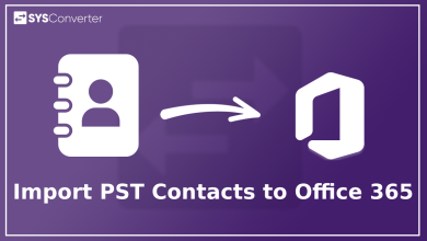 Import PST Contacts to Office 365