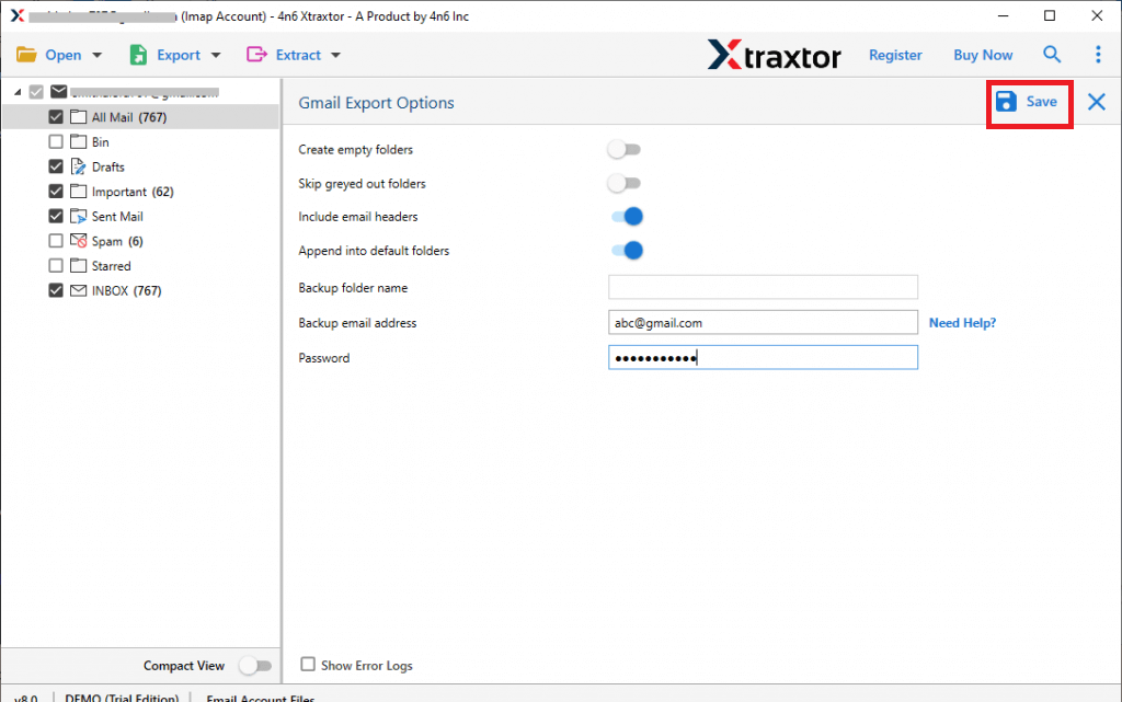 Import Windows Live Mail to Gmail