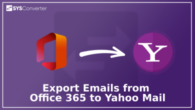 Export Emails from Office 365 to Yahoo Mail