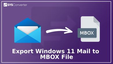 Export Windows 11 Mail to MBOX File