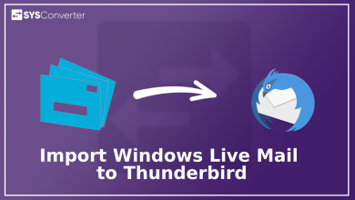 Import Windows Live Mail to Thunderbird