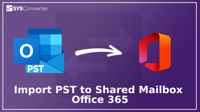 Import PST to Shared Mailbox Office 365
