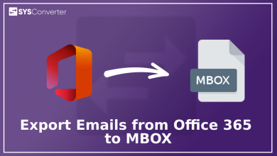 Export Emails from Office 365 to MBOX