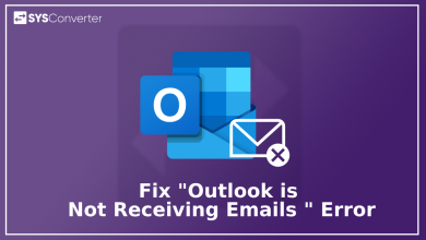 Fix "Outlook is Not Receiving Emails " Error