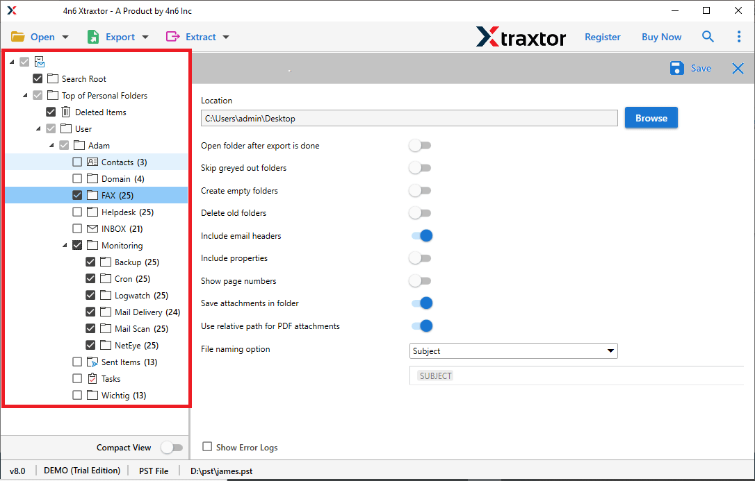 convert Office 365 emails to MBOX
