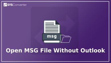 open MSG file without Outlook