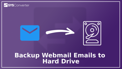 Backup Webmail Emails to Hard Drive
