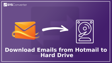 Download Emails from Hotmail to Hard Drive