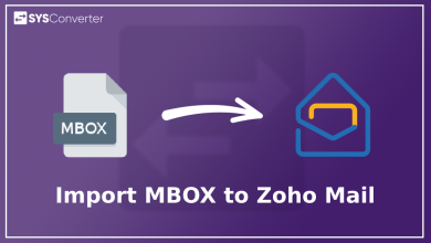 Import MBOX to Zoho Mail