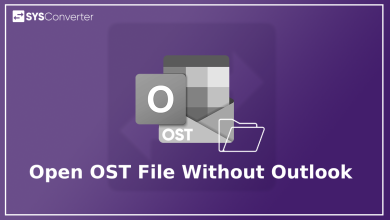 Open OST File Without Outlook