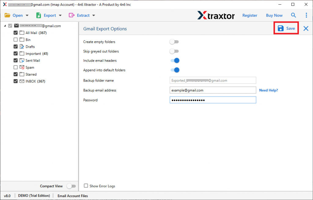 Transfer Gmail Folders to Another Gmail Account