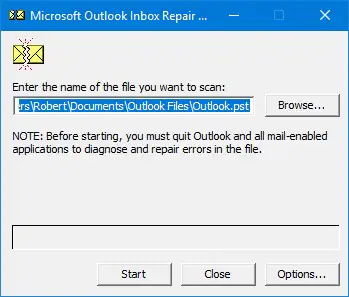 Fix “Outlook.pst Cannot Be Found” error