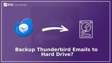 Backup Thunderbird Emails to Hard Drive