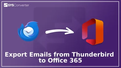 Export Emails from Thunderbird to Office 365