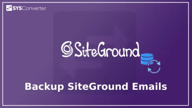 Backup SiteGround Emails