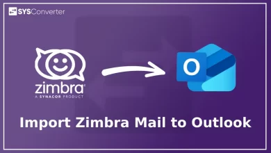 Import Zimbra Mail to Outlook