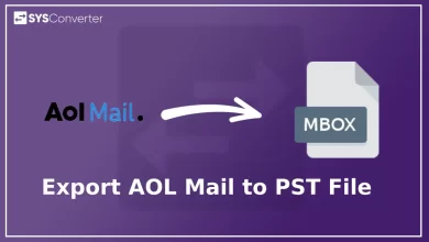 Export AOL Mail to PST