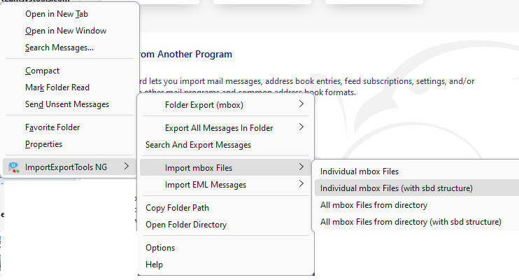 Import MBOX to Hotmail