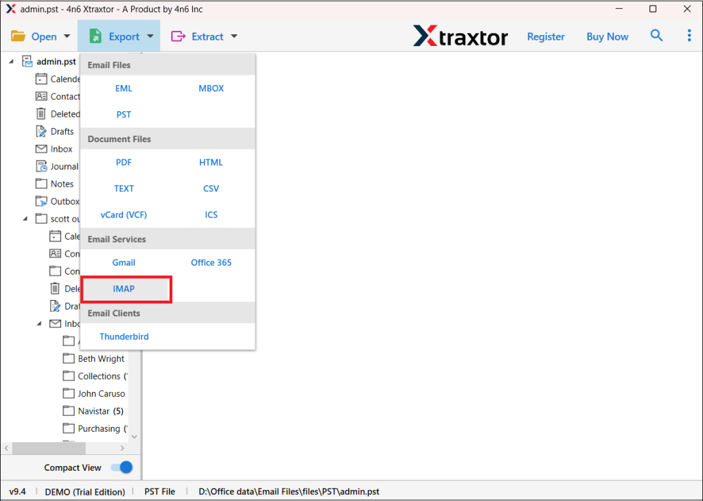 Import PST to Naver Mail